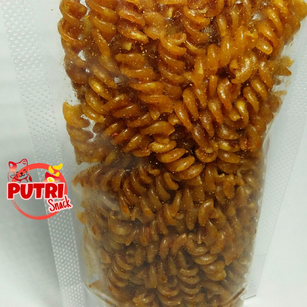 Makaroni Sprial Seblak 50gr+ Daun Jeruk Banyak Rasa Murah