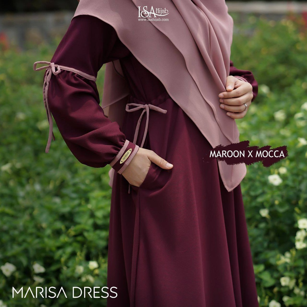 Gamis dewasa MARISA dress  only by Isa Hijab