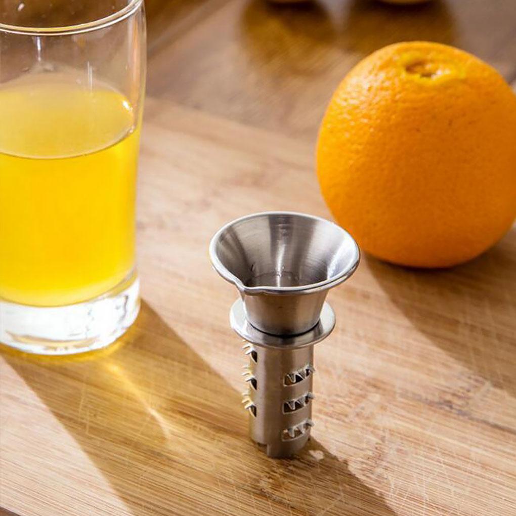 Juice Squeezer Manual Stainless Juicer Buah Alat Press Pembuat Jeruk Lemon Rumah Tangga T