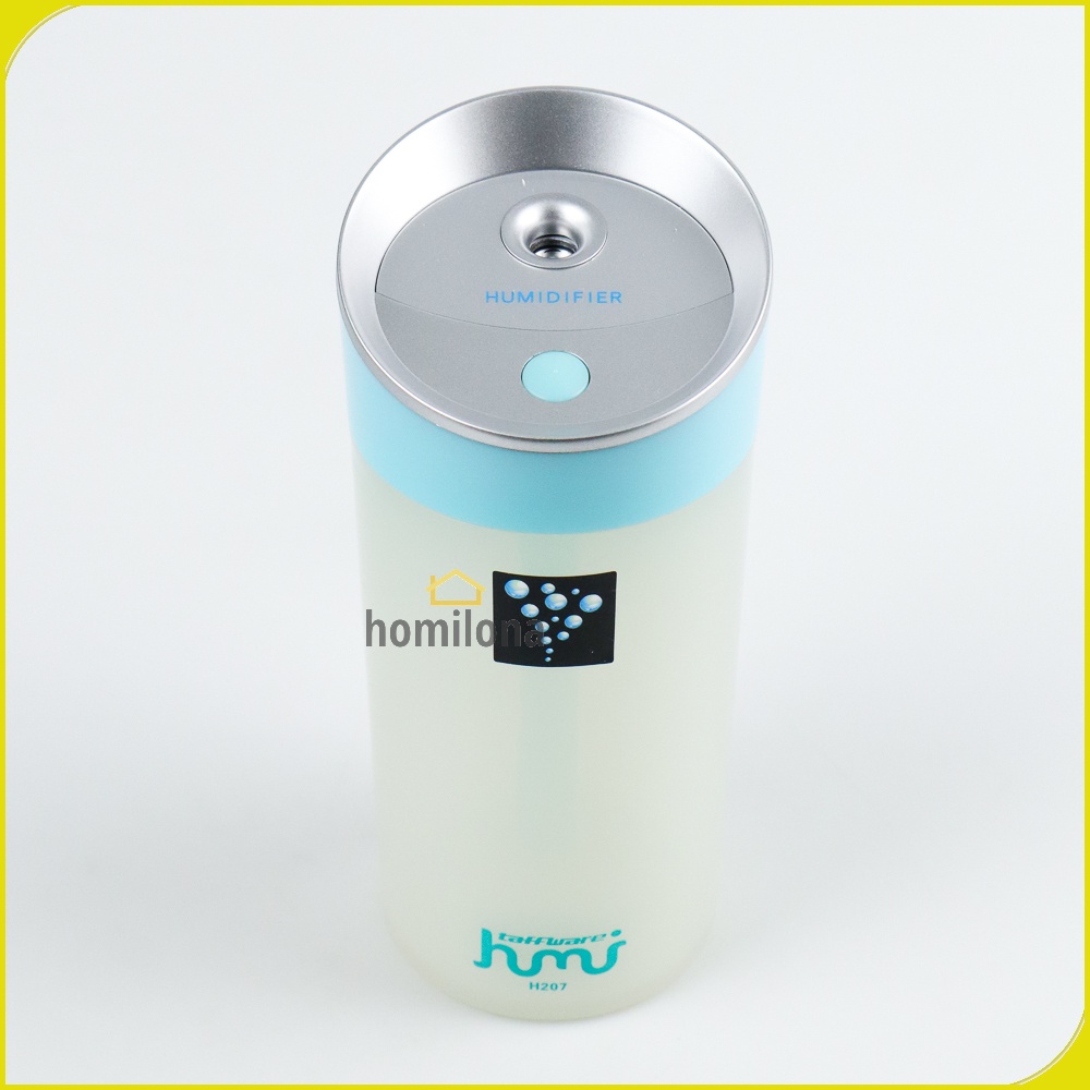 USB Air Humidifier Aromatherapy Oil Diffuser Gelas 300ml Mobil Car Taffware HUMI Small O H207 Blue