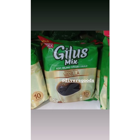 

kopi gilus mix pandan / gula aren / vanilla isi 10 sachet