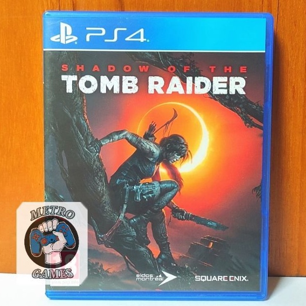 Kaset Shadow of The Tomb Raider PS4 Tombraider Shadows of Tombraiders Kaset Playstation PS 4 5 CD BD Game Games Rise Tom Tomraider Rider rise of