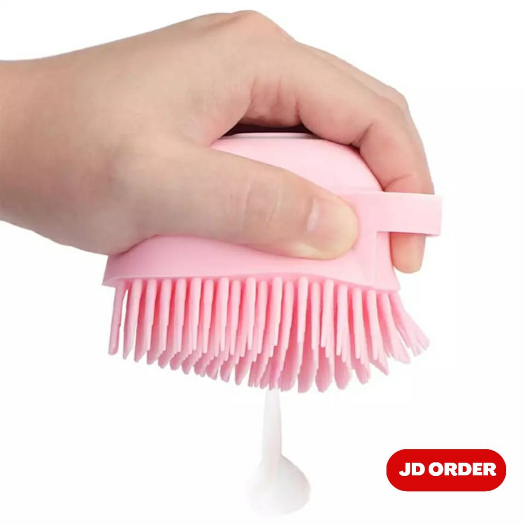 Sikat Mandi Silikon 80Ml Shower Brush Silicone Dispenser