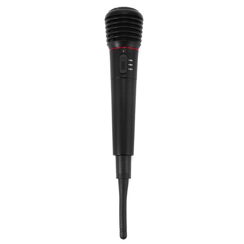 Grab Medan 2 in 1 Wireless Wired Microphone Mic Karaoke Pidato Mikrofon Profesional WM-308 Blac