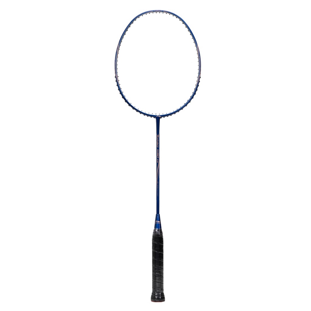 Li-Ning Badminton Racket Turbo 60 G5 Navy/Gold AYPR158-4  Bundle Cover + String + Grip