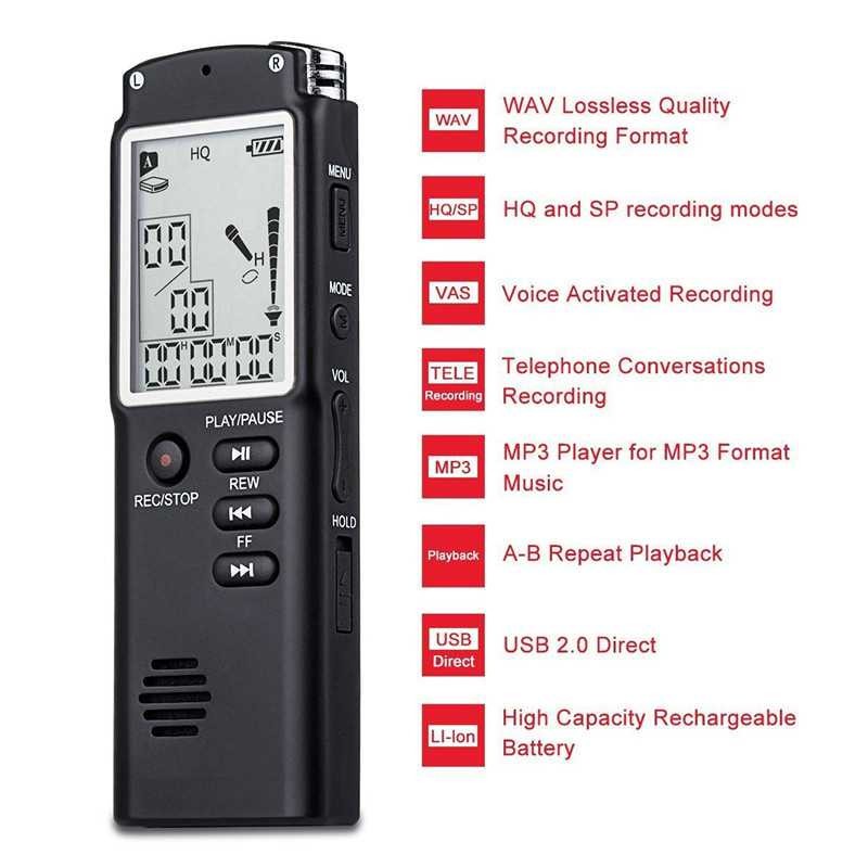 Hot Promo ! Perekam Suara Digital Voice Recorder 8GB - T60