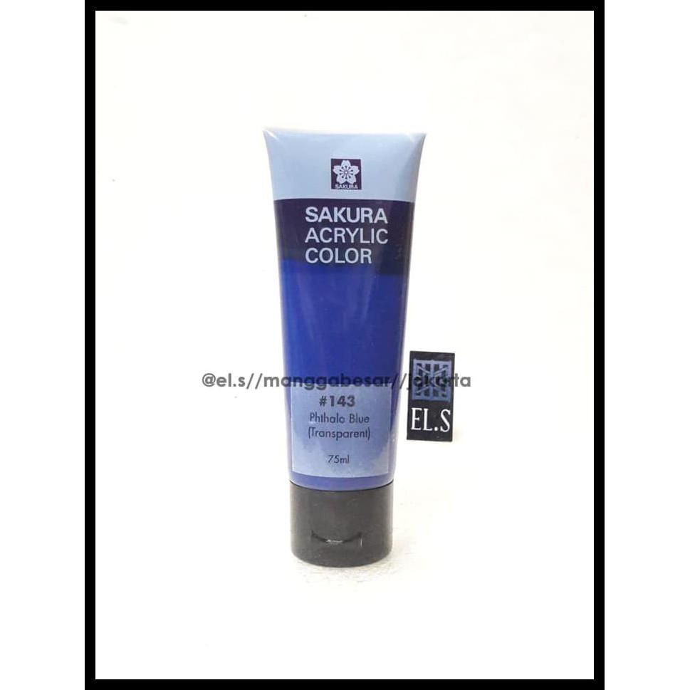 

Sakura Acrylic Paint Phthalo Blue ( Cat Acrylic )