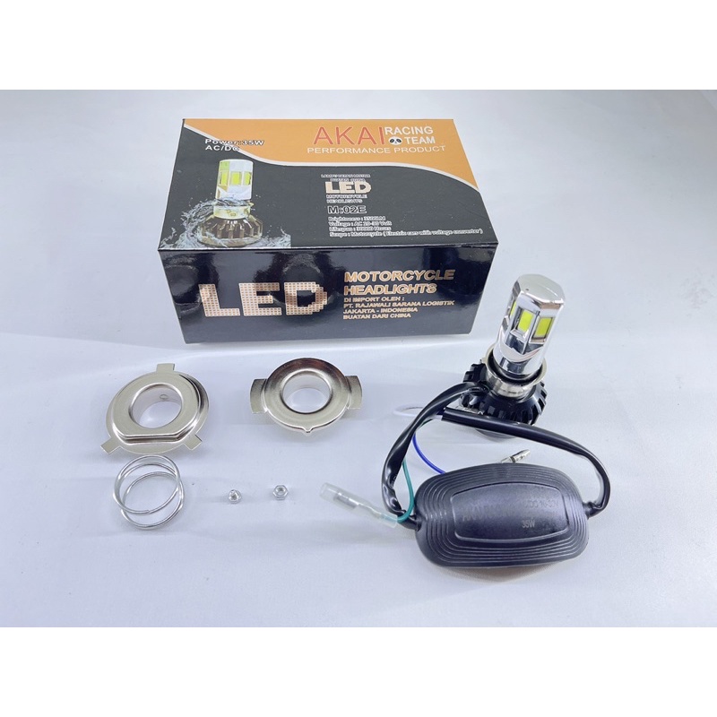 Lampu Depan Led 6 sisi Super Terang Rizoma Original 35W Support Ac/Dc Pengapian Motor Mj 86