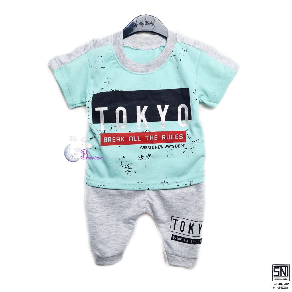 ECER BAJU KAOS TOKYO SETELAN ANAK LAKI-LAKI / SETELAN ANAK HARGA GROSIR