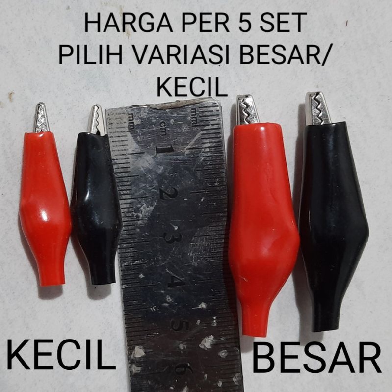 (5SET) CAPIT JEPIT BUAYA LOMBOK KECIL / BESAR  PILIH VARIASI, ALLIGATOR CLIP