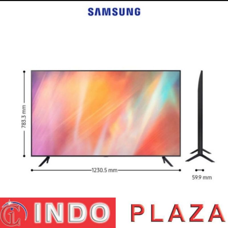 TV SAMSUNG 55 INCH SMART NEW 2021 UA55AU7000 4K CRYSTAL UHD (MEDAN)