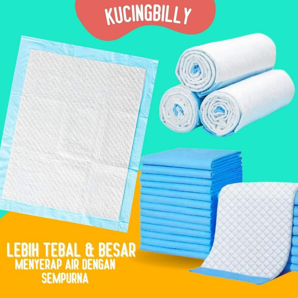 Alas Pipis Training Pad Perlak Kucing Anjing - 60x60 BESAR