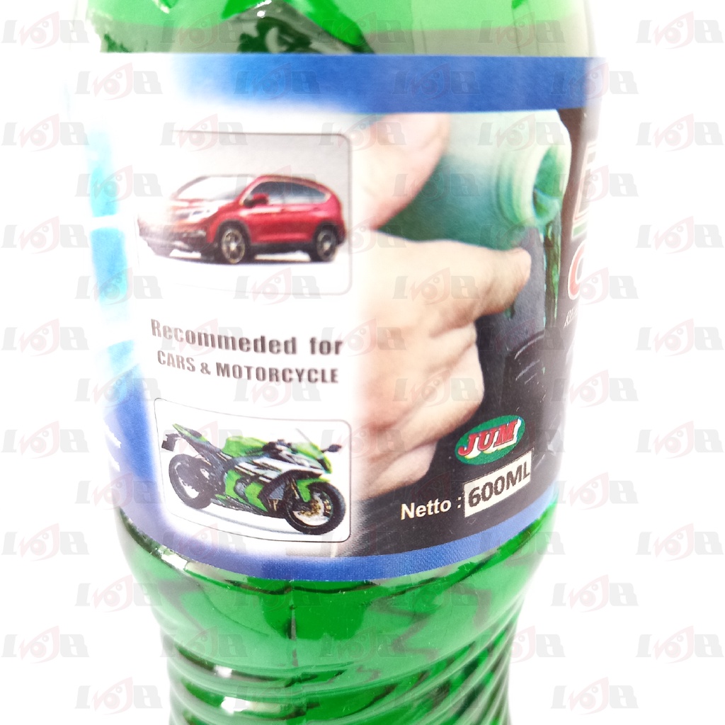 Air Radiator Coolant Botol 600ml Cairan Pendingin Motor Mobil Cooler Universal Anti Karat