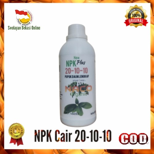 PROMO NPK Cair 20-10-10, Pupuk NPK 20 10 10, Pupuk Daun 500ml, NPK