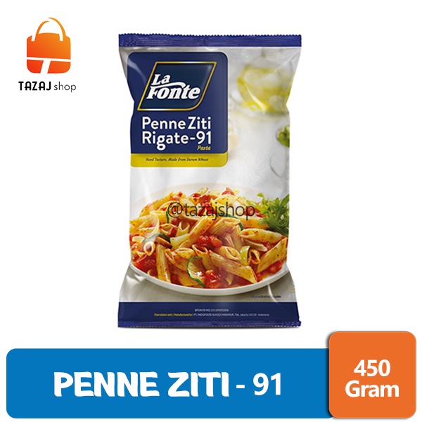 

La Fonte Penne Ziti Rigate 450gr - 91