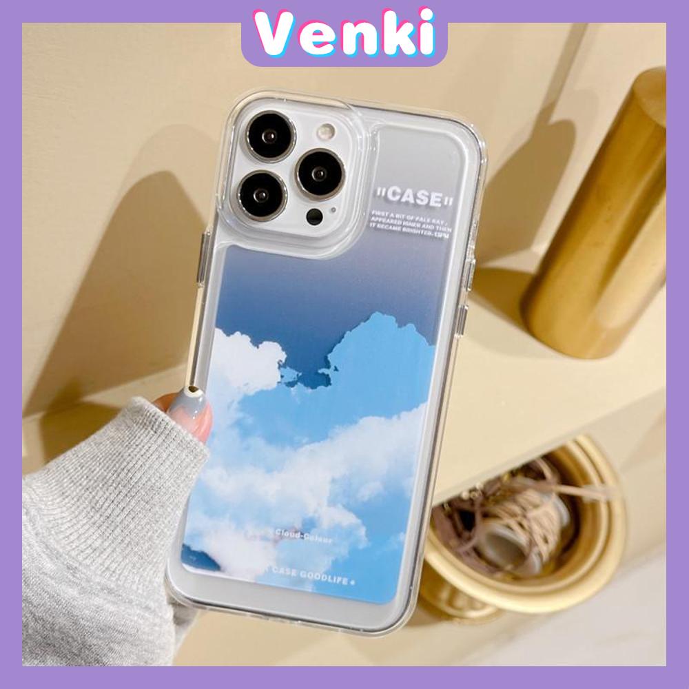 iPhone Case Silicone Soft Case Clear Case Shockproof Camera Protection Metal Button Gradient Cloud Compatible For iPhone 11 iPhone 13 Pro Max iPhone 12 Pro Max iPhone 7 Plus xr