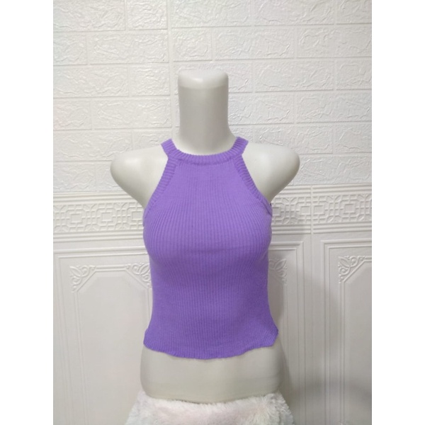 Ella Crop Top - Tank Top Rajut Wanita - Inner Knit