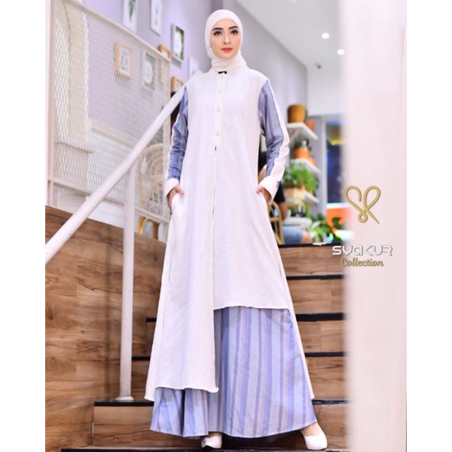 Gamis melayu Simple present by *SYAKUR COLLECTION*