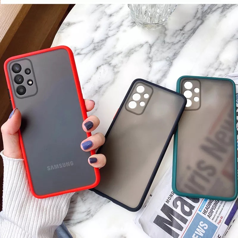 Case Samsung Galaxy A23 Softcase Dove Hybrid Transparan New Casing Matte Mewah