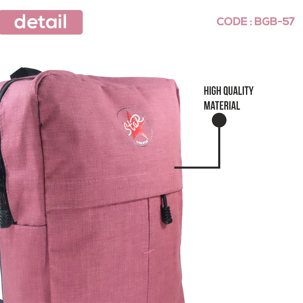 Tas Ransel Laptop - Tas Laptop Star - Korean Style BGB-57