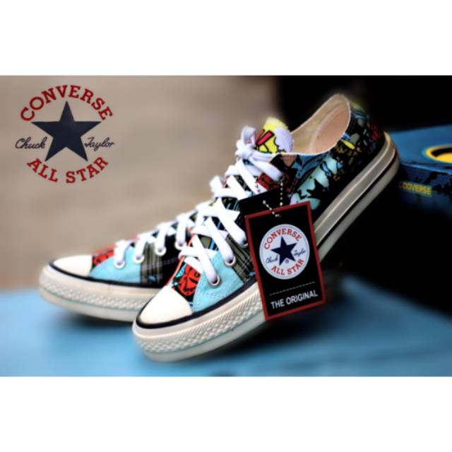 TERBARU!! CONVERSE 70S LOW BATMAN ROBIN EGRET BNIB (IMPORT)