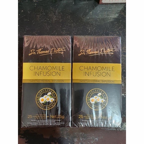 

(BISA COD) Teh Celup Lipton Chamomile Infusion Tea 25 tea bags
