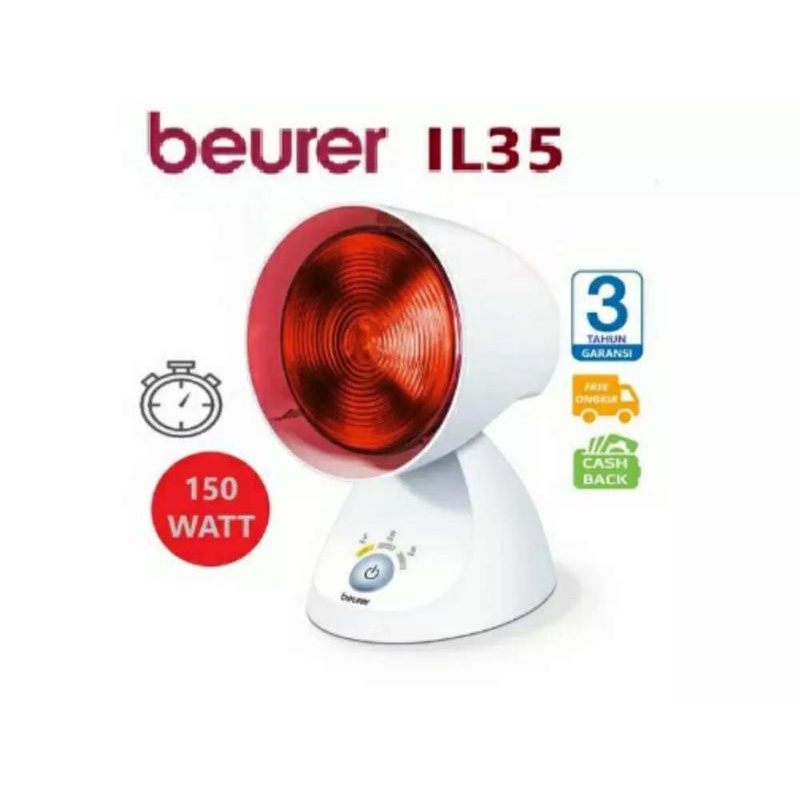 Lampu terapi infra red beurer