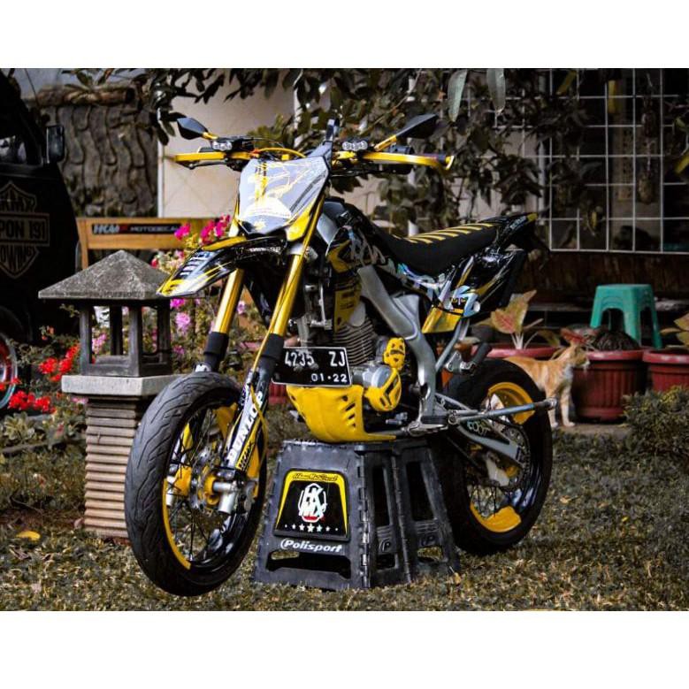 WOMAN SALE LAMPU LED SUPERMOTO KLX/CRF LAMPU OWL 3 MATA HEADLAMP SUPERMOTO LAMPU LED CRF 150L LAMPU