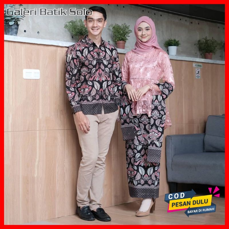 Maura Couple - Sania Ruffle Batik Couple Ori Ndoro Jowi Garansi Termurah Shopee - BATIK COUPLE KEBAYA WISUDA REMAJA BRUKAT MODERN