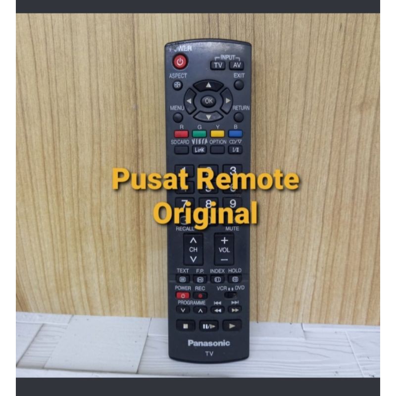 REMOTE REMOT TV PANASONIC LED LCD VIERA LINK ORIGINAL ASLI