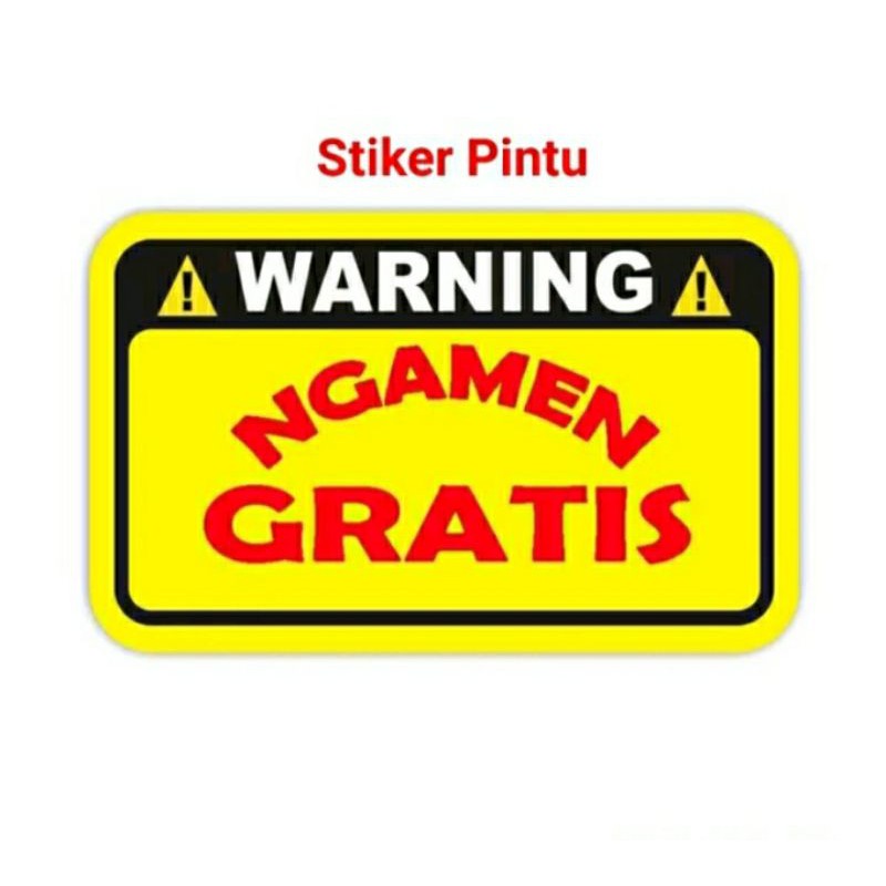

Stiker edukasi Stiker Pintu Toko atau Rumah