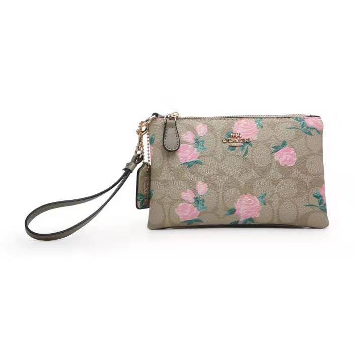 (PGBAGS) DOMPET/CLUTCH C04CH WANITA HAYDEN FLOWERS CLUTCHTES | BUNGA DOMPET KOREA  IMPORT/PREMIUM (LOGO TIMBUL)#6001