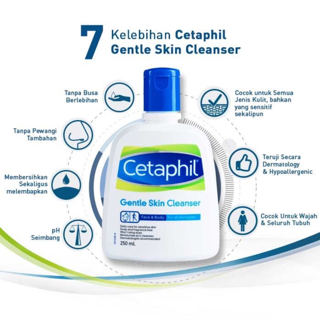 Cetaphil Gentle Skin Cleanser 59ml 125ml 500ml | Pembersih Wajah | Sabun Wajah