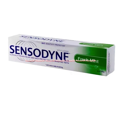 Sensodyne Fresh Mint 100gr Clinically Preven Relef Sensitive Teeth Odol Memperbaiki Gigi Sensitif Untuk Gigi Pasta Gigi Sensitive Sensodain Hijau Frehmint Toothpaste Tooth Paste Mentol