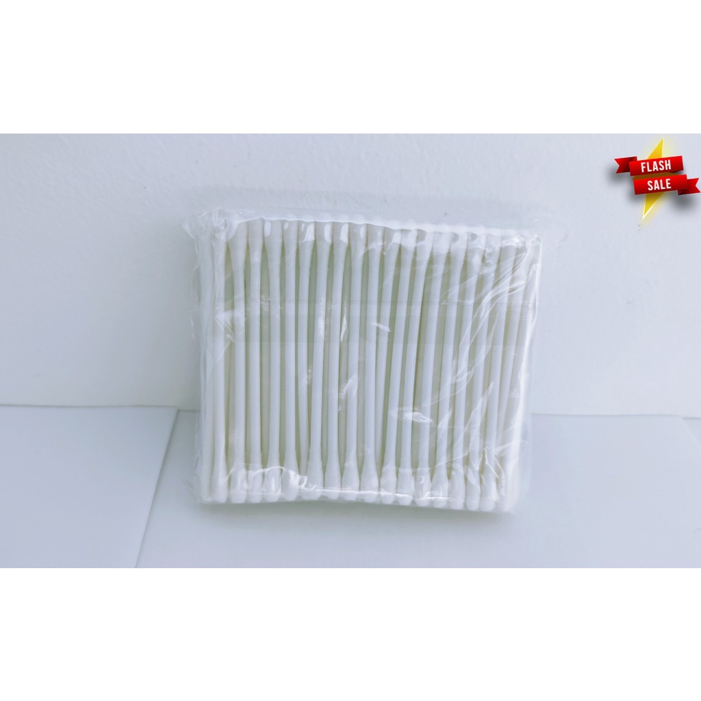 Cotton Bud Dewasa 100 pcs Warna Putih