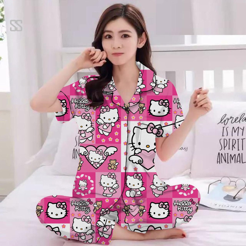  BAJU  TIDUR  KARAKTER CP PIYAMA MOTIF KARAKTER PIYAMA 