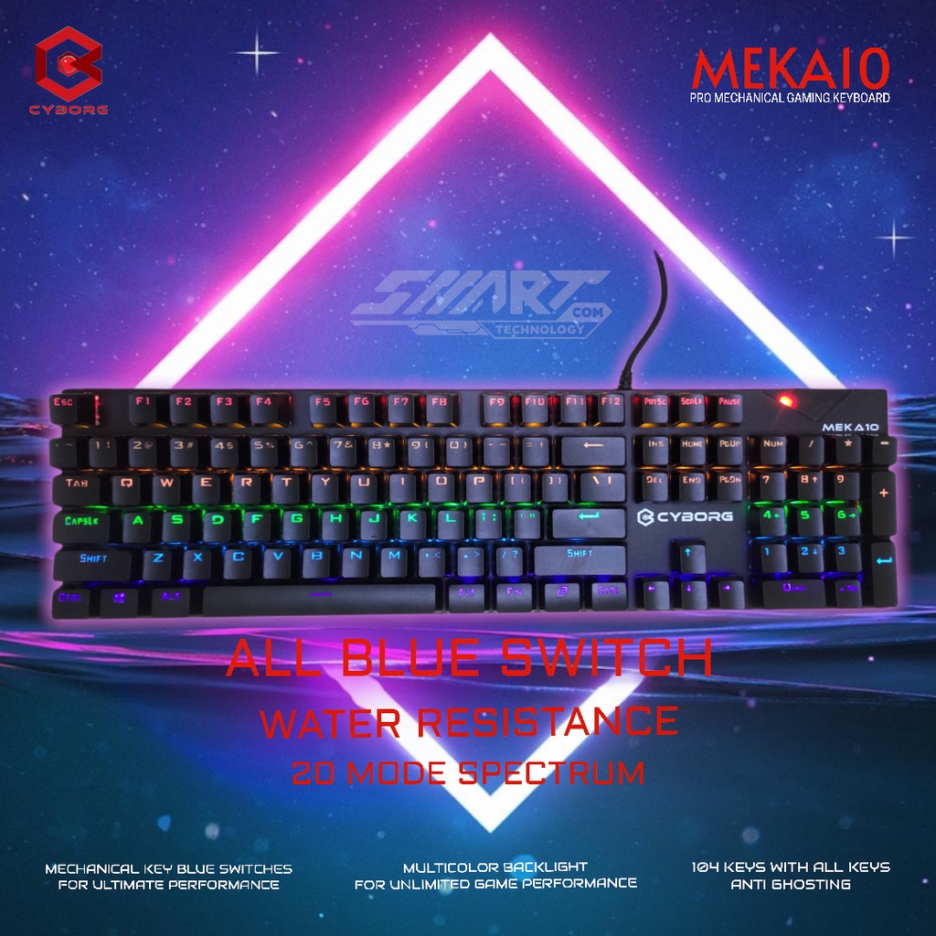 Keyboard Gaming Cyborg Meka 10
