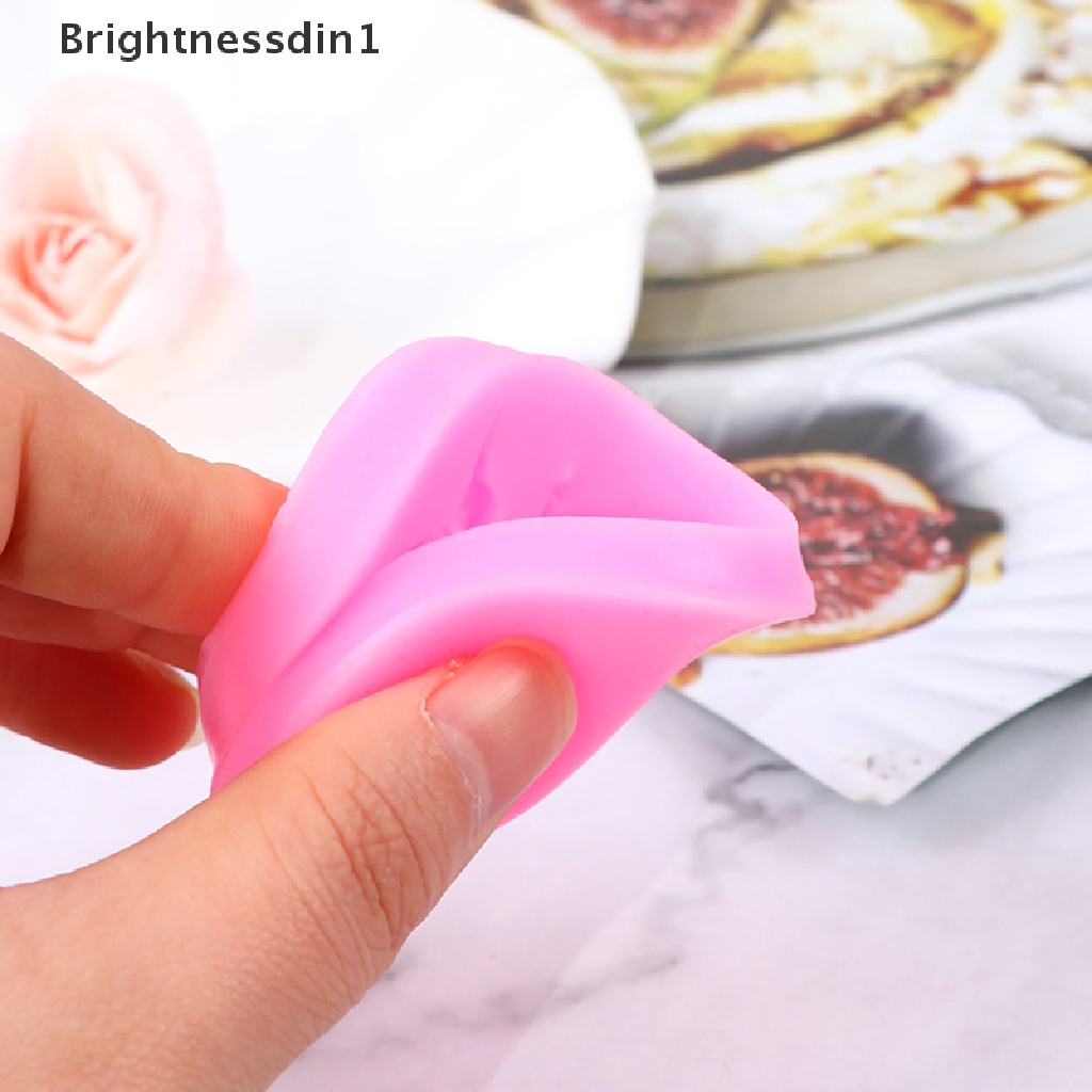 1 In 1 Cetakan Kue Bentuk Kupu-Kupu 3D Bahan Silikon Untuk Dekorasi