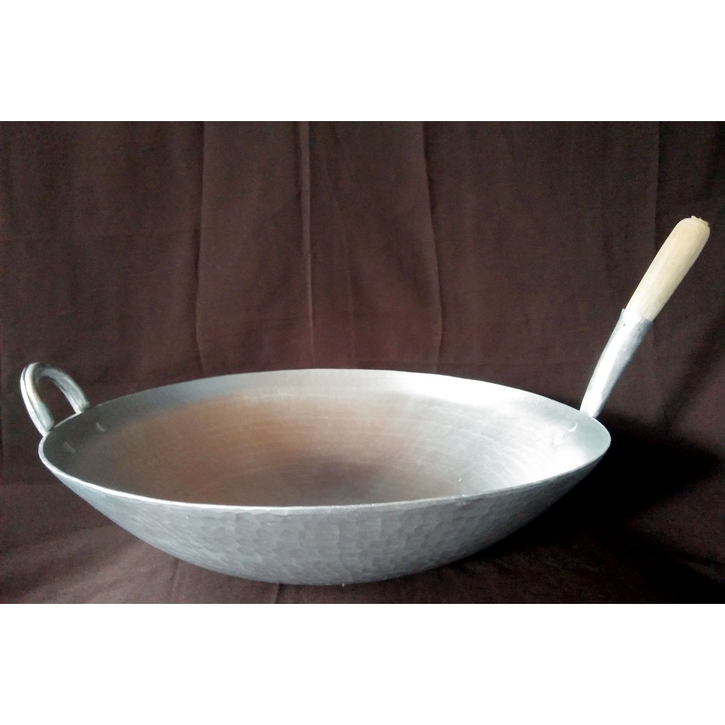 Wajan Nasi Goreng Besar Asli Garut Diameter 50Cm Tebal & Anti Karat.