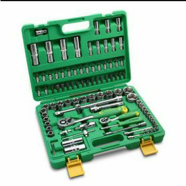 TEKIRO kunci sock set 94 pcs 6pt DR 1/4"-1/2" / kunci shok set Tekiro / sok set tekiro