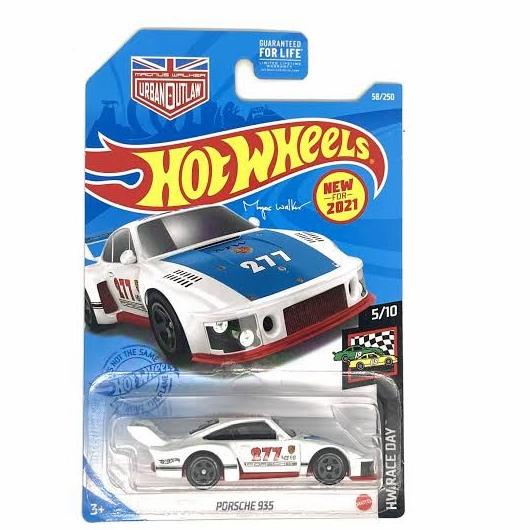 D 2021 PORSCHE 935 URBAN OUTLAW MERAH HW RACE DAY HOTWHEELS HOT WHEELS