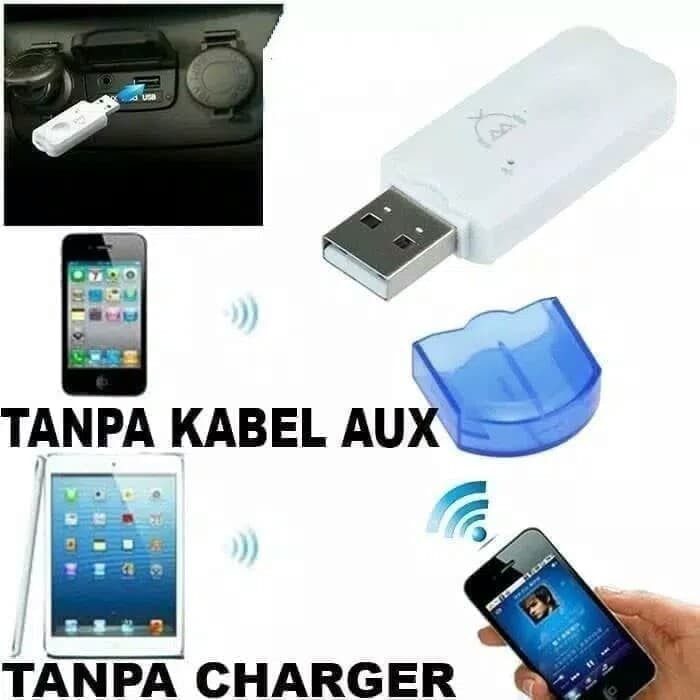 Trend-USB Bluetooth Audio Receiver With Mic / Dongle Wireless HP ke speaker aktif perangkat mobil