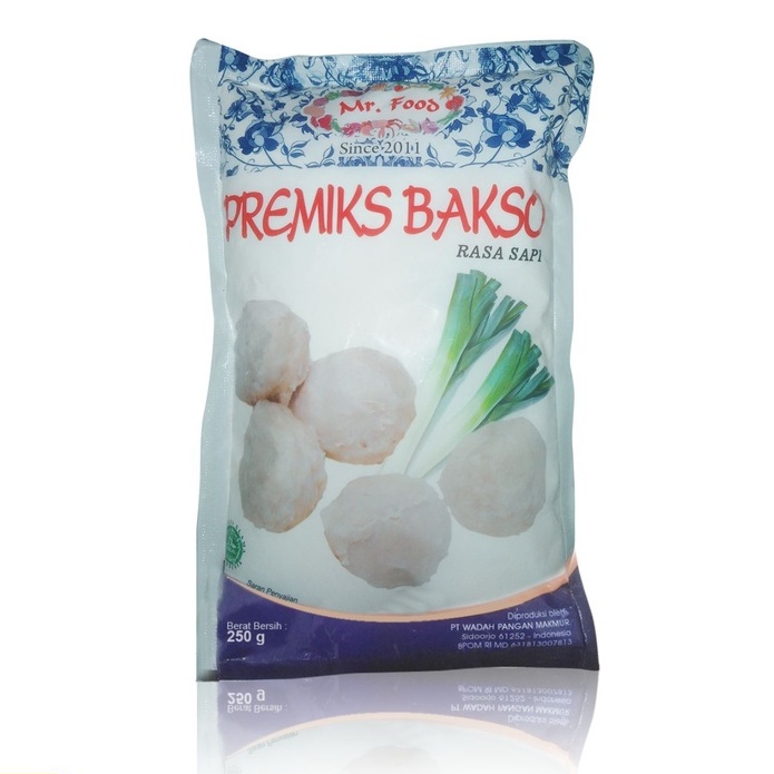 

Mr Food Tepung Premiks Bakso Sapi 250 gr