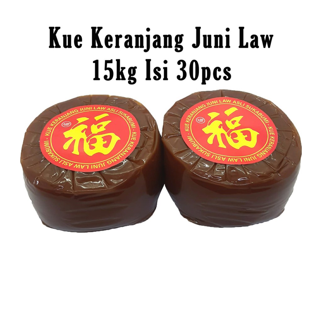 

Kue keranjang juni law isi 30 pcs gosend sameday