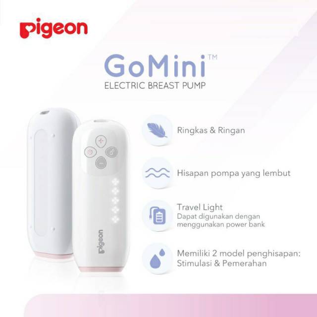 PIGEON Breastpump Go Mini Single Pump/ pompa asi