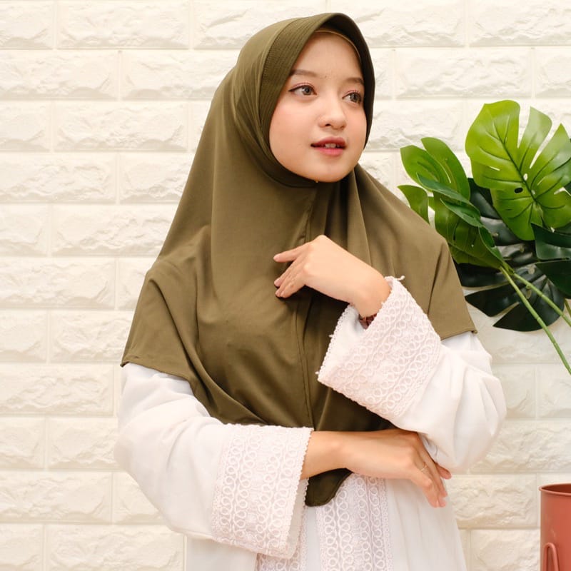 Bergo Daily Hamidah//Bergo Hamidah Bahan Jersey