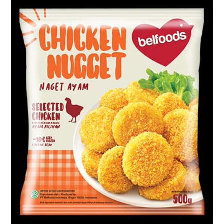 

CHICKEN NUGGET RASA AYAM FAVORIT BENTUK BULAT DAN CERIA 500 gr LAZIZ GURIH ENAK HALAL MURAH BARU BEL