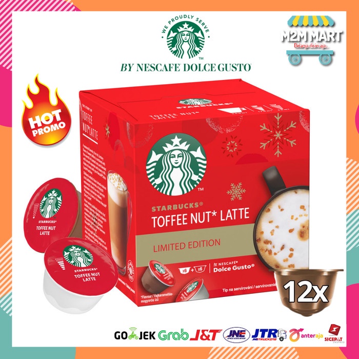 

Dolce Gusto Starbucks Toffee Nut Latte Limited Edition Nescafe Capsule