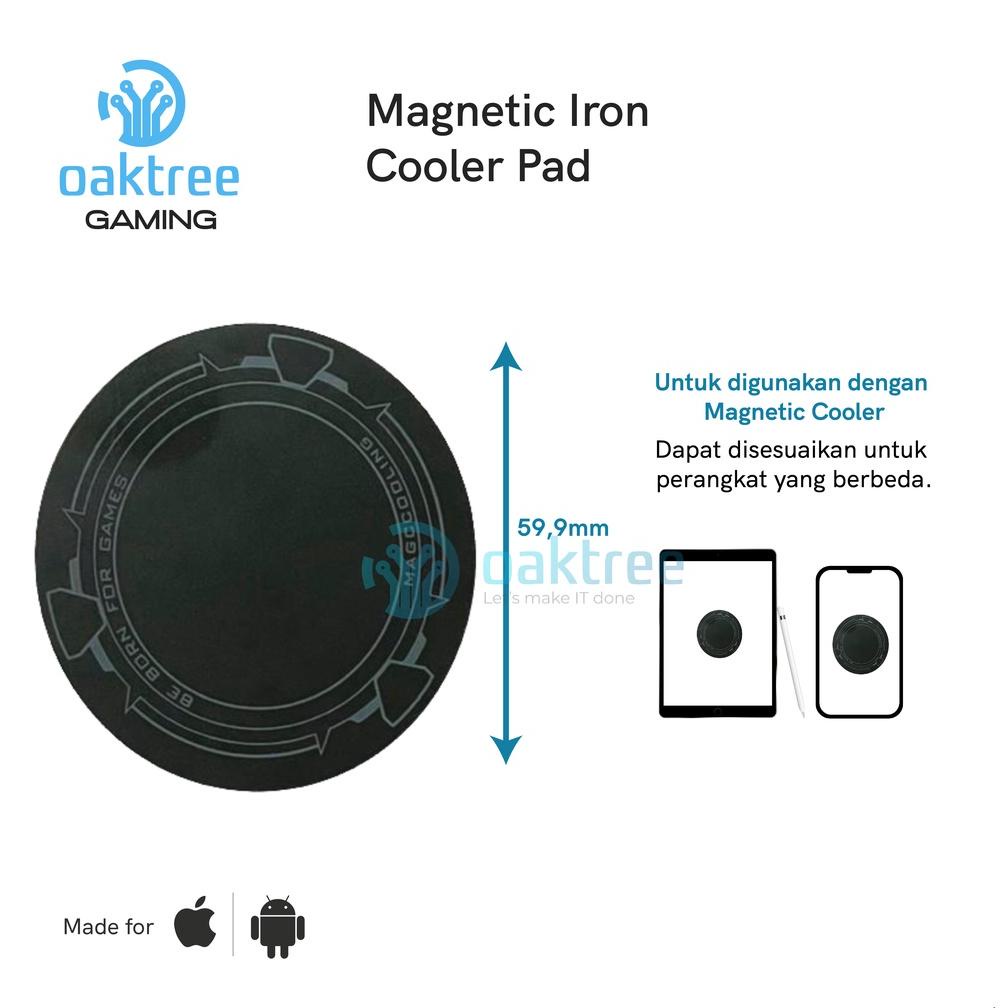 Oaktree Magnetic Iron Pad Stiker Magnet Pendingin Hp Gaming