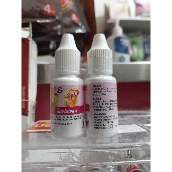 Obat Sariawan Kucing Anjing 10ml - Kj Obat Sariawan